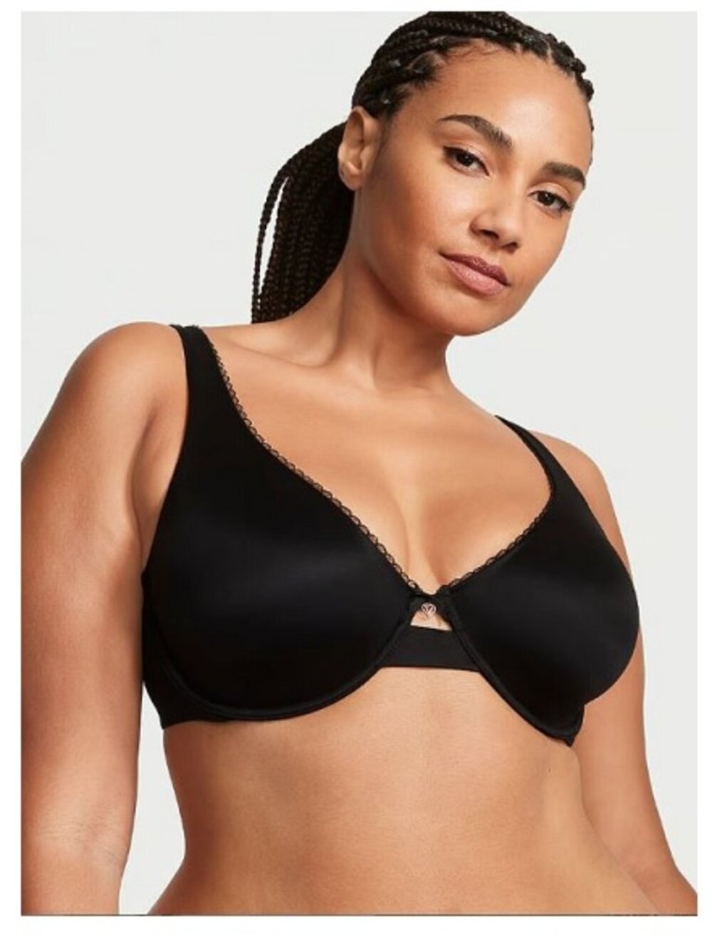 38D Victoria Secret BODY BY VICTORIA Unlined Full Coverage Bra Smooth Microfiber